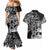 Viking Warrior Couples Matching Mermaid Dress and Hawaiian Shirt Tales Entwined in Nordic Knotwork