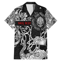 Viking Warrior Family Matching Mermaid Dress and Hawaiian Shirt Tales Entwined in Nordic Knotwork