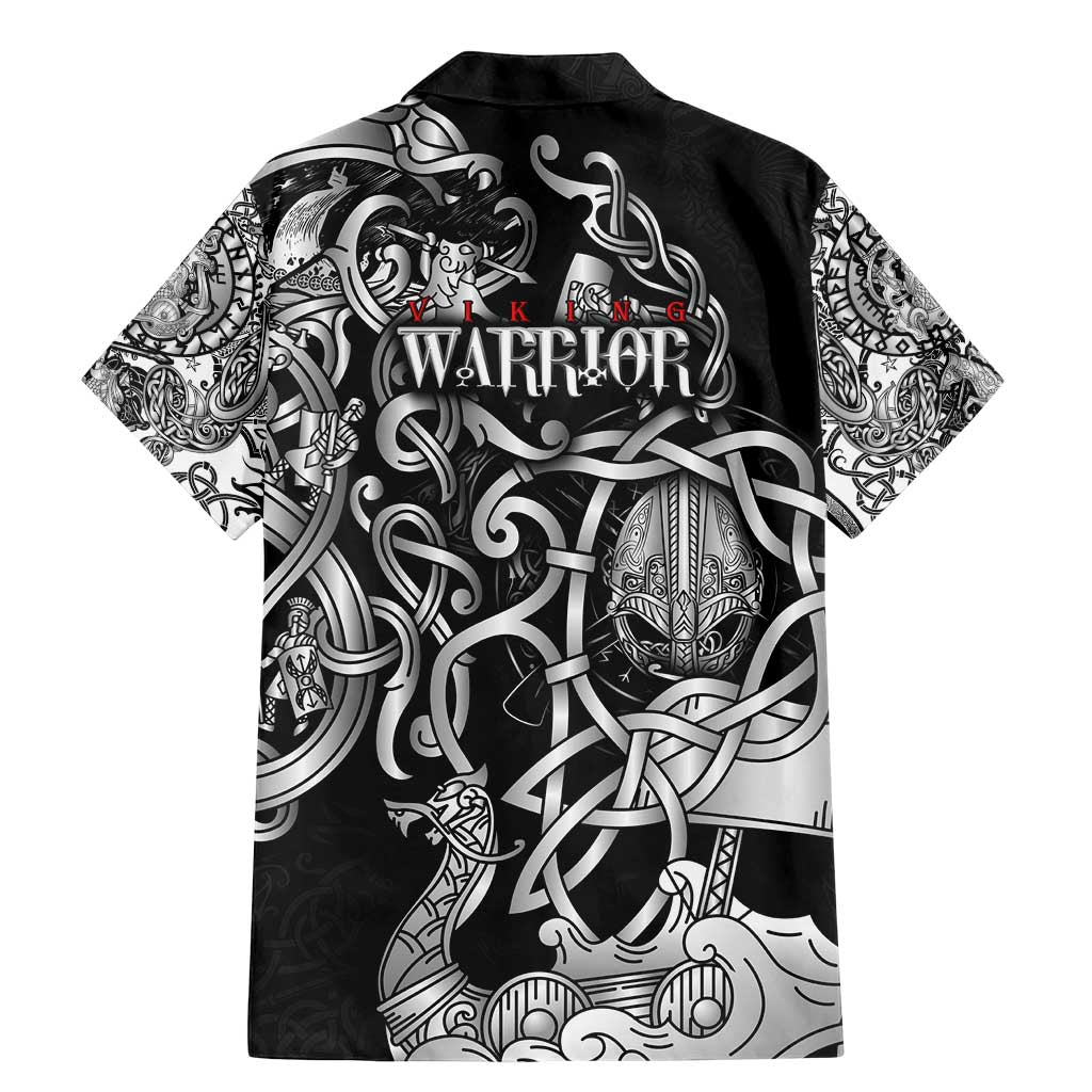 Viking Warrior Family Matching Mermaid Dress and Hawaiian Shirt Tales Entwined in Nordic Knotwork