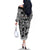 Viking Warrior Family Matching Off The Shoulder Long Sleeve Dress and Hawaiian Shirt Tales Entwined in Nordic Knotwork