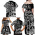 Viking Warrior Family Matching Off Shoulder Maxi Dress and Hawaiian Shirt Tales Entwined in Nordic Knotwork