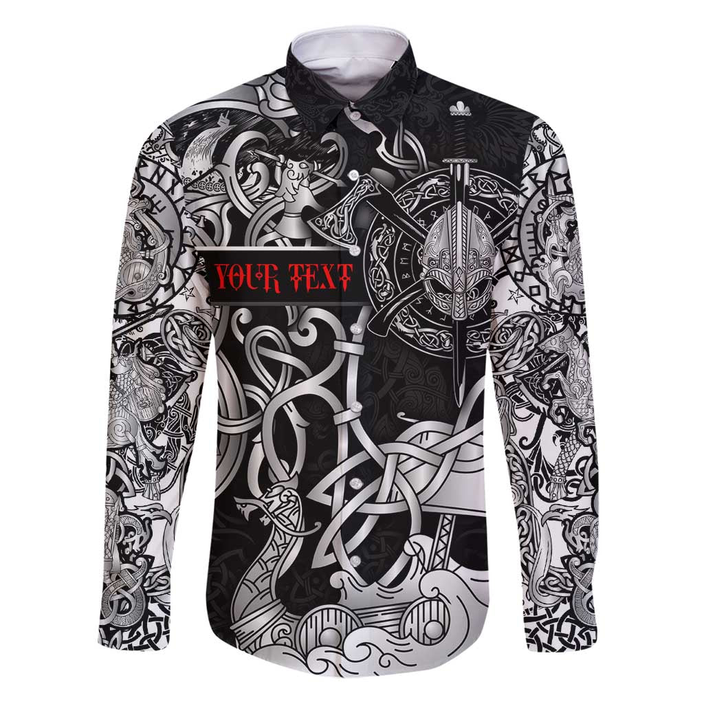 Viking Warrior Family Matching Puletasi and Hawaiian Shirt Tales Entwined in Nordic Knotwork