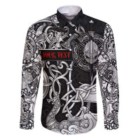 Viking Warrior Family Matching Puletasi and Hawaiian Shirt Tales Entwined in Nordic Knotwork