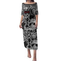 Viking Warrior Family Matching Puletasi and Hawaiian Shirt Tales Entwined in Nordic Knotwork