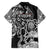 Viking Warrior Family Matching Short Sleeve Bodycon Dress and Hawaiian Shirt Tales Entwined in Nordic Knotwork