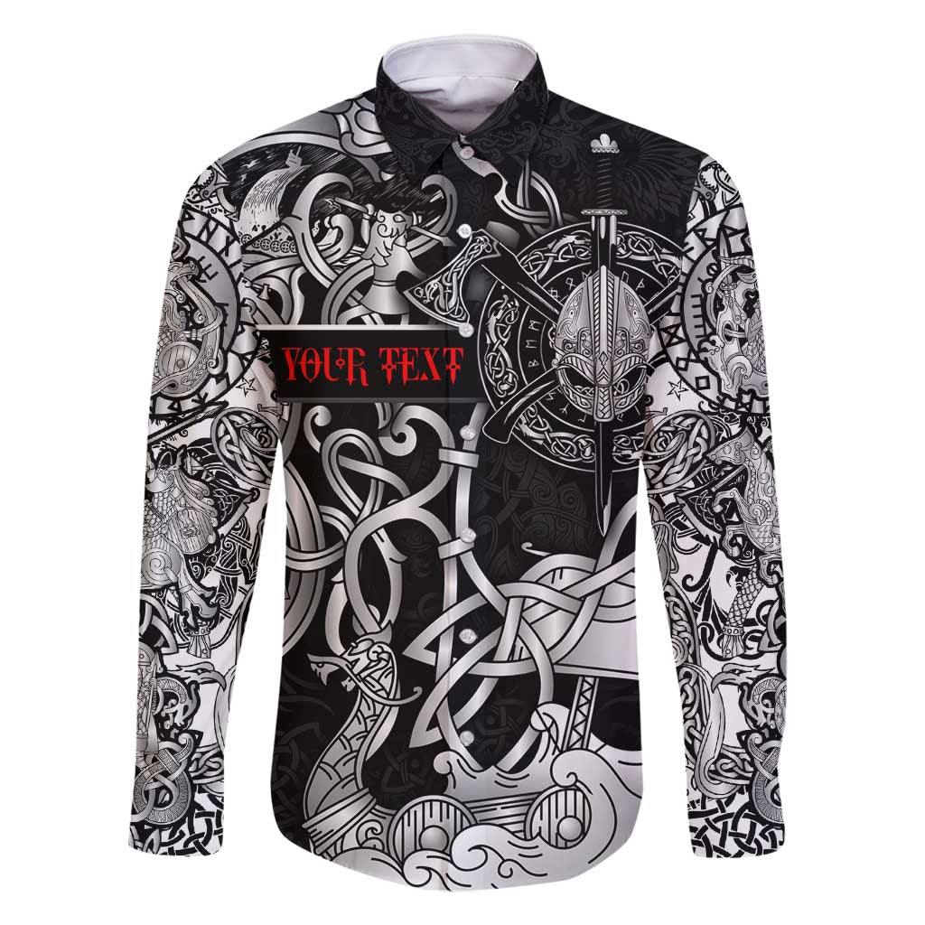 Viking Warrior Family Matching Summer Maxi Dress and Hawaiian Shirt Tales Entwined in Nordic Knotwork