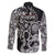 Viking Warrior Family Matching Summer Maxi Dress and Hawaiian Shirt Tales Entwined in Nordic Knotwork
