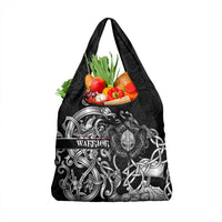 Viking Warrior Grocery Bag Tales Entwined in Nordic Knotwork