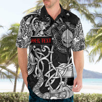 Viking Warrior Hawaiian Shirt Tales Entwined in Nordic Knotwork