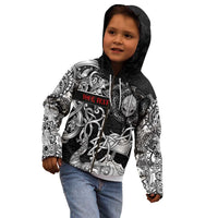 Viking Warrior Kid Hoodie Tales Entwined in Nordic Knotwork