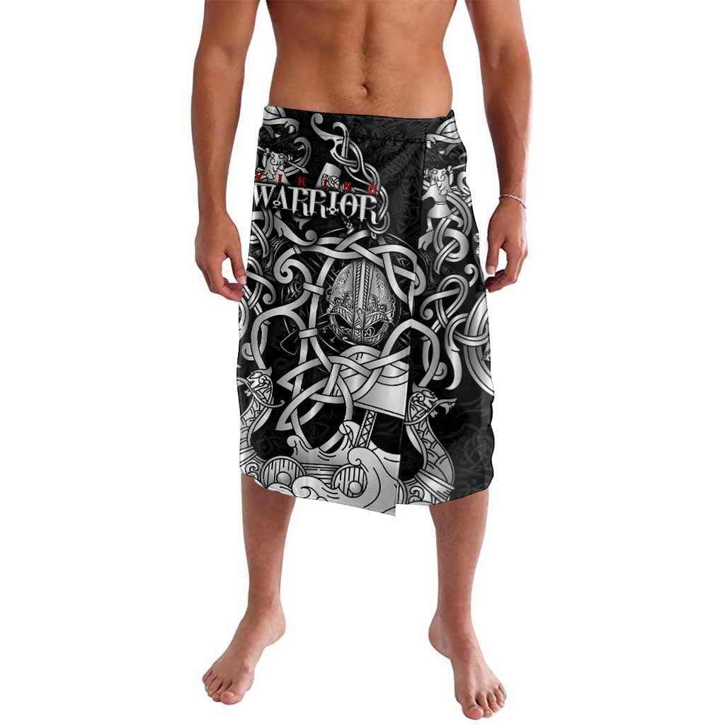 Viking Warrior Lavalava Tales Entwined in Nordic Knotwork