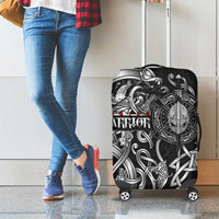 Viking Warrior Luggage Cover Tales Entwined in Nordic Knotwork