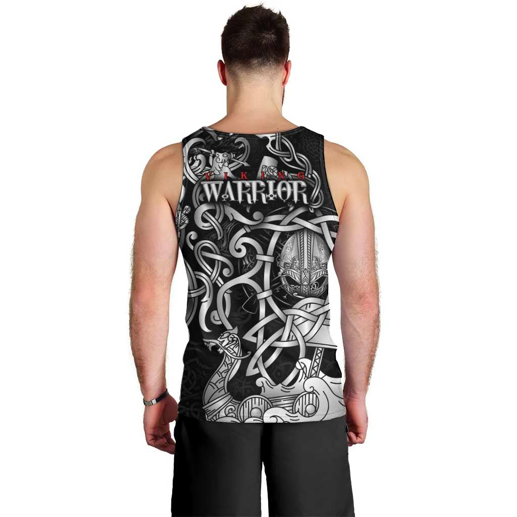 Viking Warrior Men Tank Top Tales Entwined in Nordic Knotwork