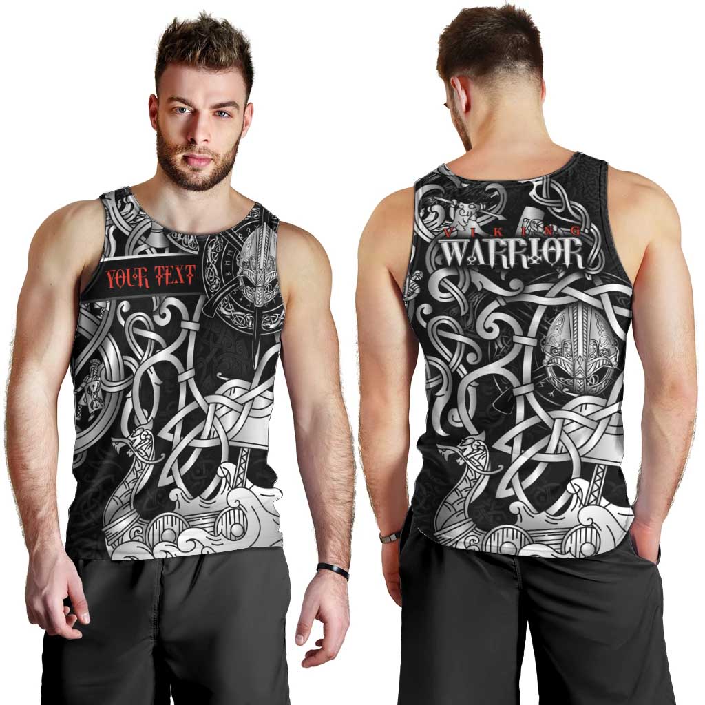 Viking Warrior Men Tank Top Tales Entwined in Nordic Knotwork