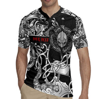 Viking Warrior Rugby Jersey Tales Entwined in Nordic Knotwork
