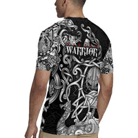 Viking Warrior Rugby Jersey Tales Entwined in Nordic Knotwork