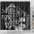 Viking Warrior Shower Curtain Tales Entwined in Nordic Knotwork