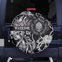 Viking Warrior Spare Tire Cover Tales Entwined in Nordic Knotwork