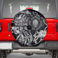Viking Warrior Spare Tire Cover Tales Entwined in Nordic Knotwork