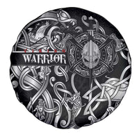 Viking Warrior Spare Tire Cover Tales Entwined in Nordic Knotwork
