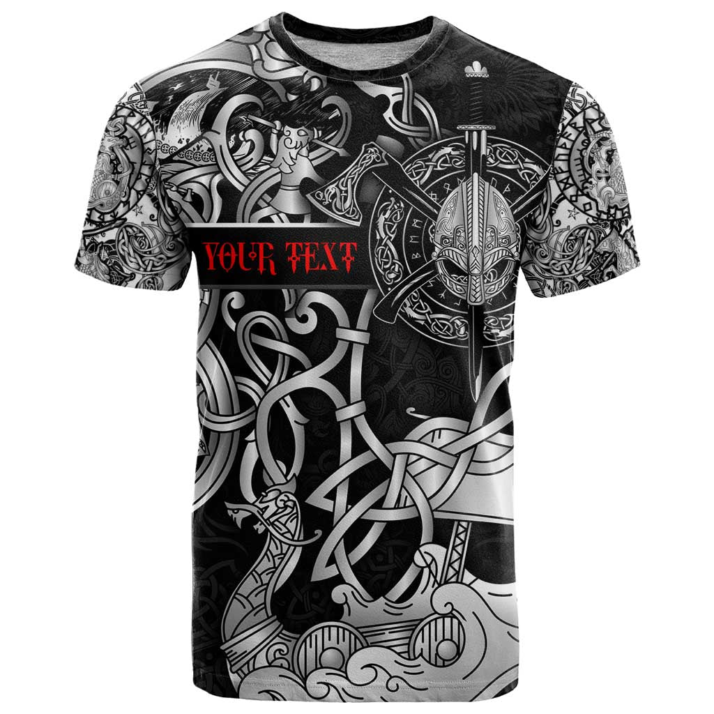 Viking Warrior T Shirt Tales Entwined in Nordic Knotwork