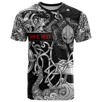 Viking Warrior T Shirt Tales Entwined in Nordic Knotwork