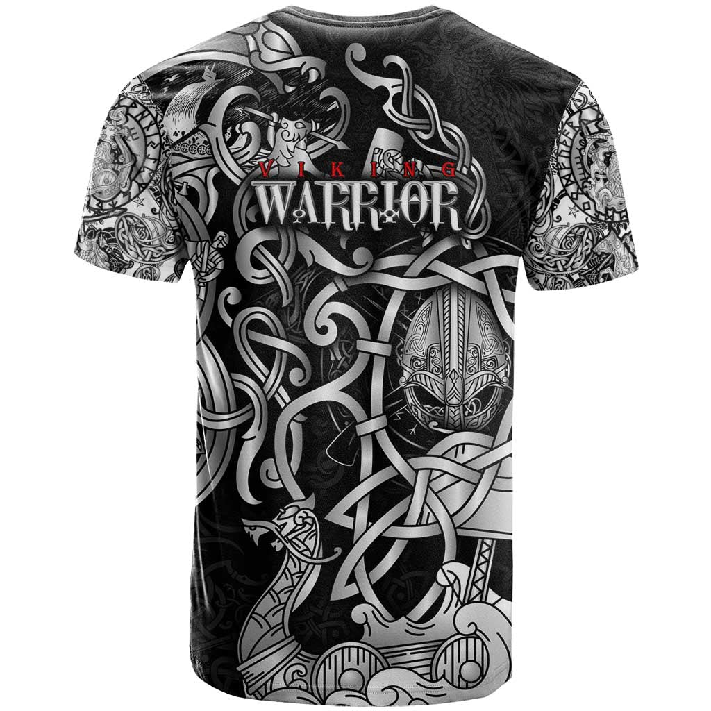 Viking Warrior T Shirt Tales Entwined in Nordic Knotwork