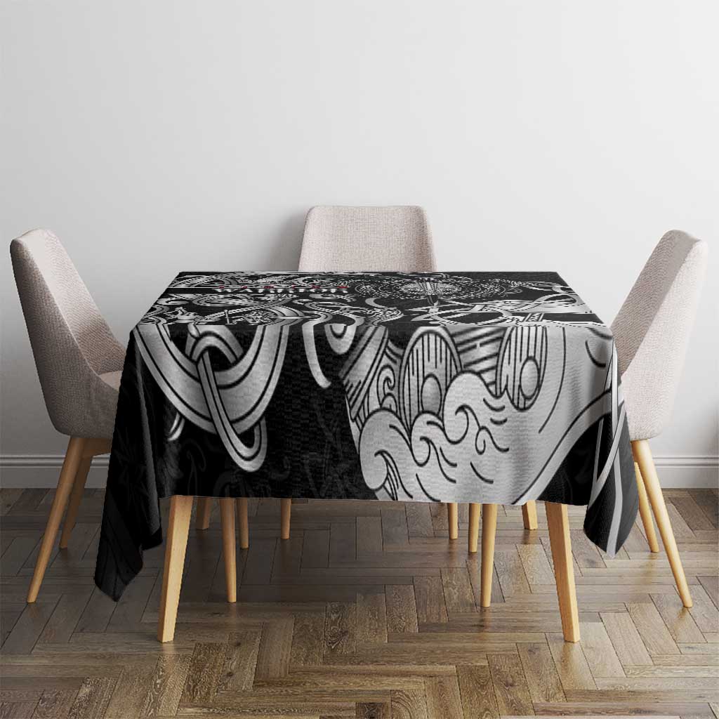 Viking Warrior Tablecloth Tales Entwined in Nordic Knotwork