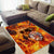 Firefighter Fathers Day Area Rug Dad By Name - Firefighter By Heart