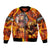 Firefighter Fathers Day Bomber Jacket Dad By Name - Firefighter By Heart
