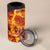 Firefighter Fathers Day 4 in 1 Can Cooler Tumbler Dad By Name - Firefighter By Heart