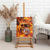 Firefighter Fathers Day Canvas Wall Art Dad By Name - Firefighter By Heart