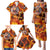 Firefighter Fathers Day Family Matching Puletasi and Hawaiian Shirt Dad By Name - Firefighter By Heart