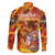 Firefighter Fathers Day Family Matching Short Sleeve Bodycon Dress and Hawaiian Shirt Dad By Name - Firefighter By Heart