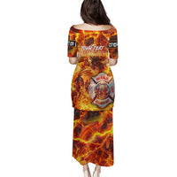 Firefighter Fathers Day Puletasi Dad By Name - Firefighter By Heart