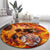 Firefighter Fathers Day Round Carpet Dad By Name - Firefighter By Heart