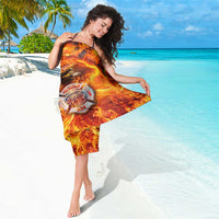 Firefighter Fathers Day Sarong Dad By Name - Firefighter By Heart