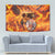 Firefighter Fathers Day Tapestry Dad By Name - Firefighter By Heart