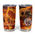 Firefighter Fathers Day Tumbler Cup Dad By Name - Firefighter By Heart