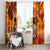 Firefighter Fathers Day Window Curtain Dad By Name - Firefighter By Heart