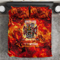 Firefighter Dad Bedding Set a Hero in the Flames - a Light in Our Lives