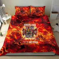 Firefighter Dad Bedding Set a Hero in the Flames - a Light in Our Lives