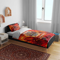 Firefighter Dad Bedding Set a Hero in the Flames - a Light in Our Lives