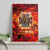 Firefighter Dad Canvas Wall Art a Hero in the Flames - a Light in Our Lives