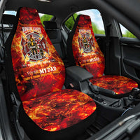 Firefighter Dad Car Seat Cover a Hero in the Flames - a Light in Our Lives