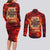 Firefighter Dad Couples Matching Long Sleeve Bodycon Dress and Long Sleeve Button Shirt a Hero in the Flames - a Light in Our Lives