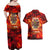 Firefighter Dad Couples Matching Off Shoulder Maxi Dress and Hawaiian Shirt a Hero in the Flames - a Light in Our Lives