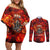 Firefighter Dad Couples Matching Off Shoulder Short Dress and Long Sleeve Button Shirt a Hero in the Flames - a Light in Our Lives
