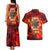 Firefighter Dad Couples Matching Tank Maxi Dress and Hawaiian Shirt a Hero in the Flames - a Light in Our Lives