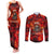 Firefighter Dad Couples Matching Tank Maxi Dress and Long Sleeve Button Shirt a Hero in the Flames - a Light in Our Lives